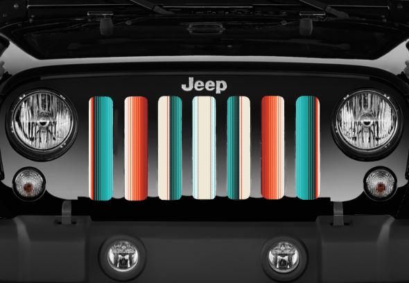 Southwestern Serape Grille Insert