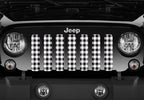 White Buffalo Plaid Grille Insert