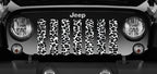 Platinum White Leopard Print Grille Insert