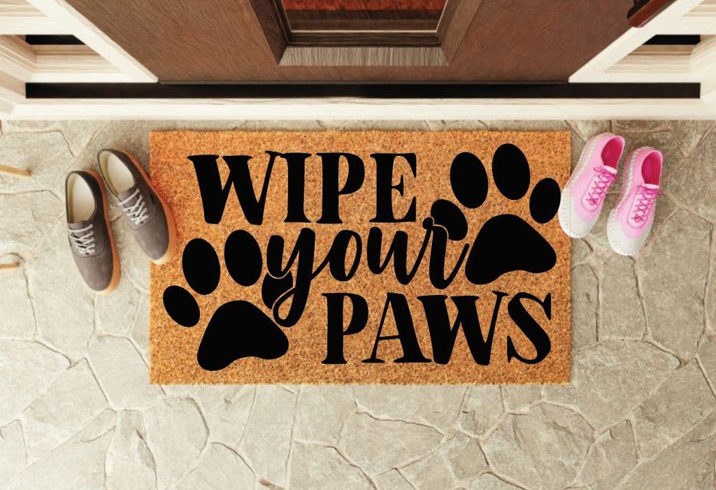 Wipe Your Paws Welcome Mat