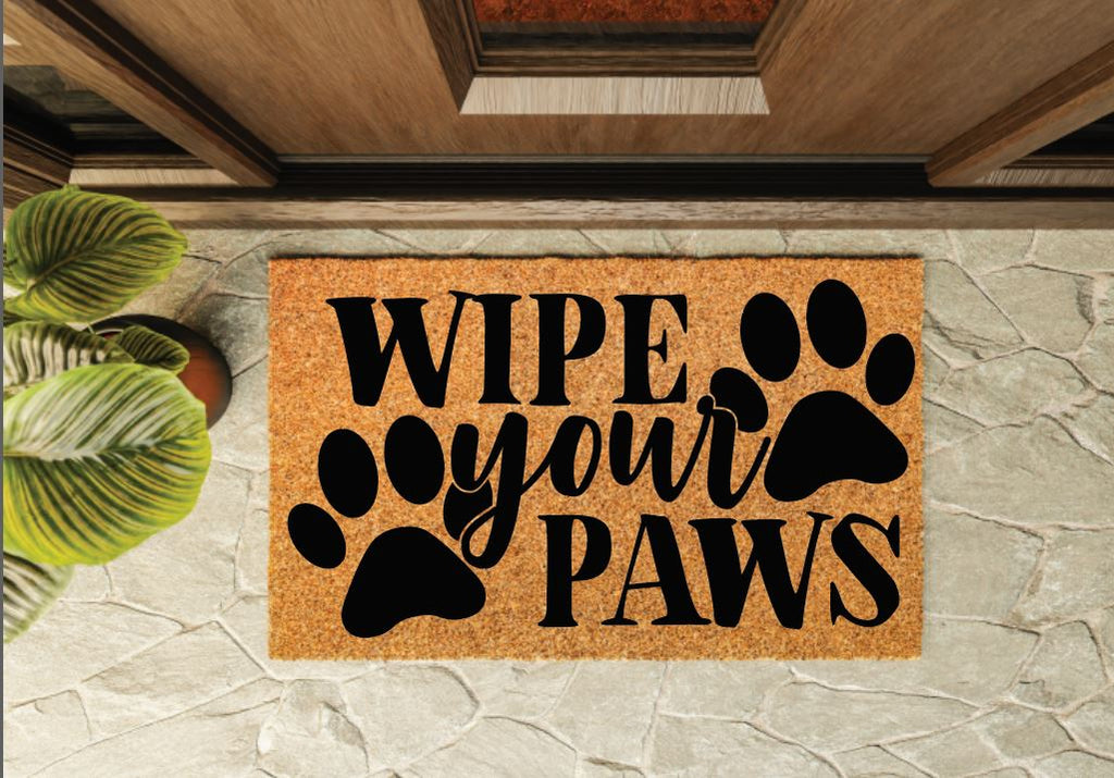 Wipe Your Paws Welcome Mat