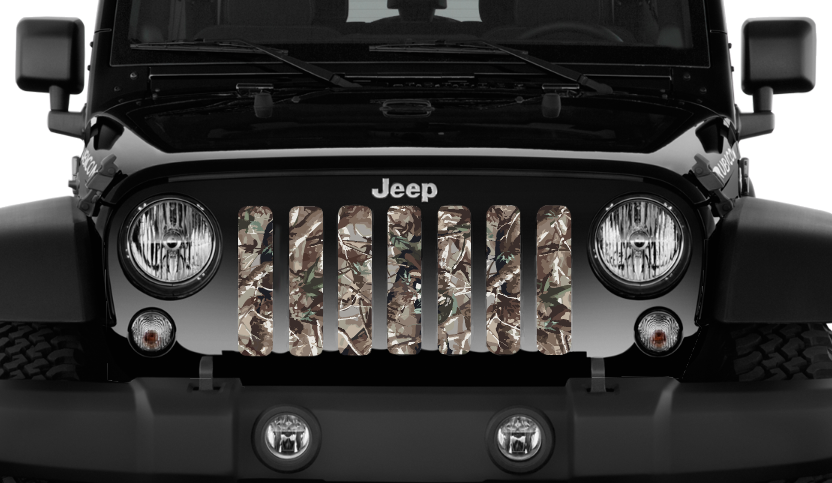 Woodland Camo Grille Insert
