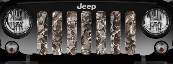 Woodland Camo Grille Insert