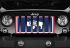 Wyoming State Flag Grille Insert