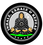 Zen Bigfoot Sasquatch Inhale Exhale Repeat Spare Tire Cover