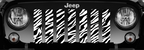 Platinum Zebra Print Grille Insert