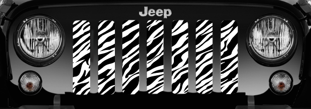 Platinum Zebra Print Grille Insert
