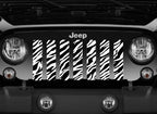 Platinum Zebra Print Grille Insert