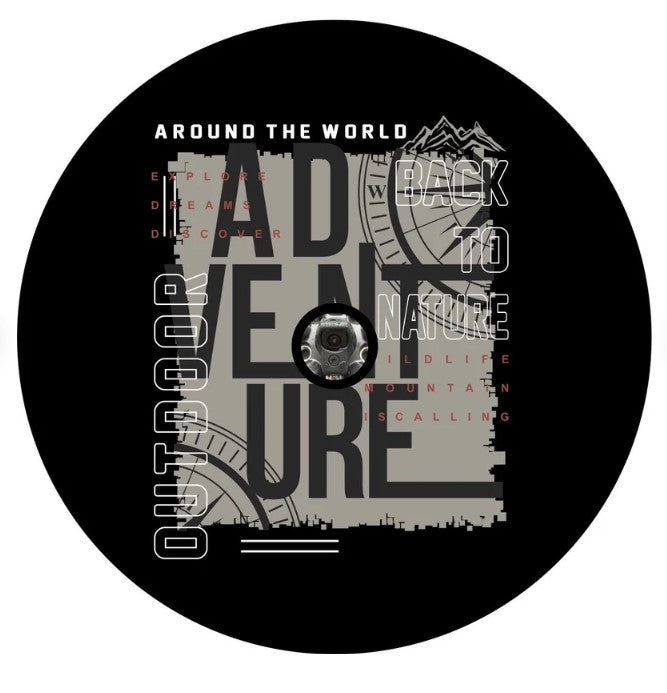 Back To Nature & Adventure Spare Tire Cover