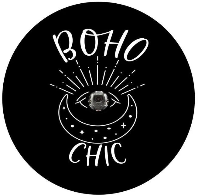 Boho Chic Moon Spare Tire Cover