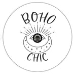 Boho Chic Moon White Spare Tire Cover