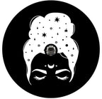 Boho Spiritual Messy Bun Spare Tire Cover