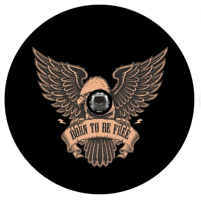 Born To Be Free Eagle Spare Tire Cover