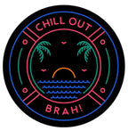 Chill Out Bruh Beach Spare Tire Cover