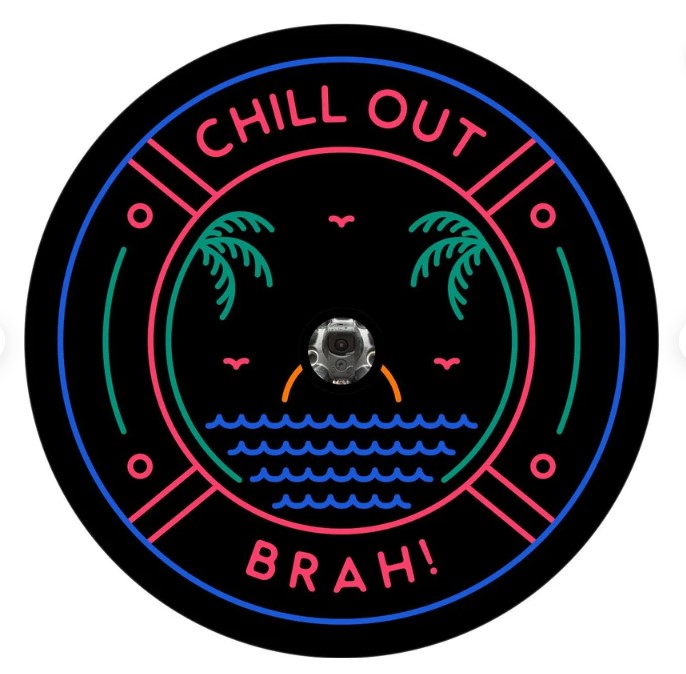Chill Out Bruh Beach Spare Tire Cover