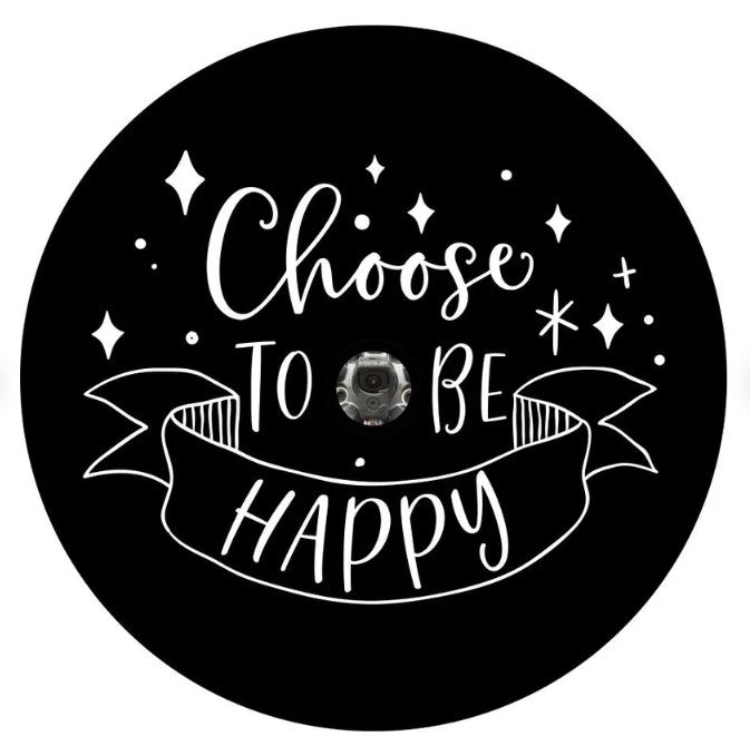 Choose To Be Happy Spare Tire Cover
