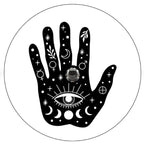 Hamsa Hand (Any Color) White Spare Tire Cover