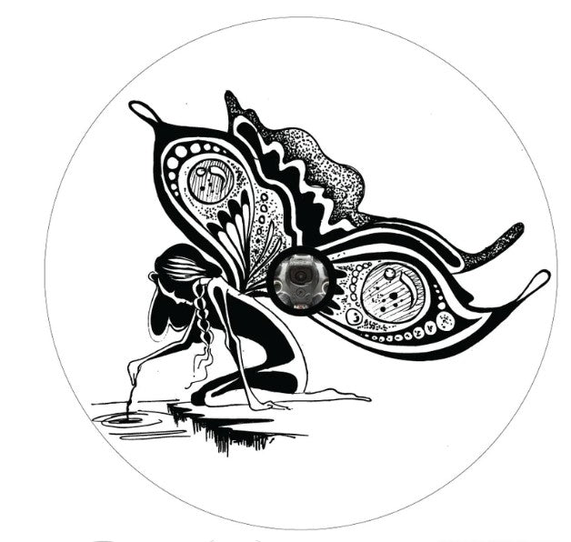 Fairy At The Waters Edge White (Any Color) Spare Tire Cover