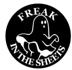 Freak In The Sheets Funny Ghost Spare Tire Cover