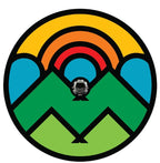 Geometric Designed Mountain & Sun Spare Tire Cover