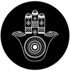 Hamso Hand Yoga Spirituality Om  Spare Tire Cover