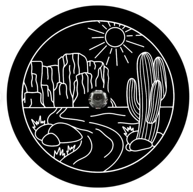 Hanging Out In The Desert Spare Tire Cover
