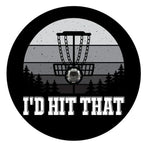 I'd Hit That Disc Golf  Spare Tire Cover