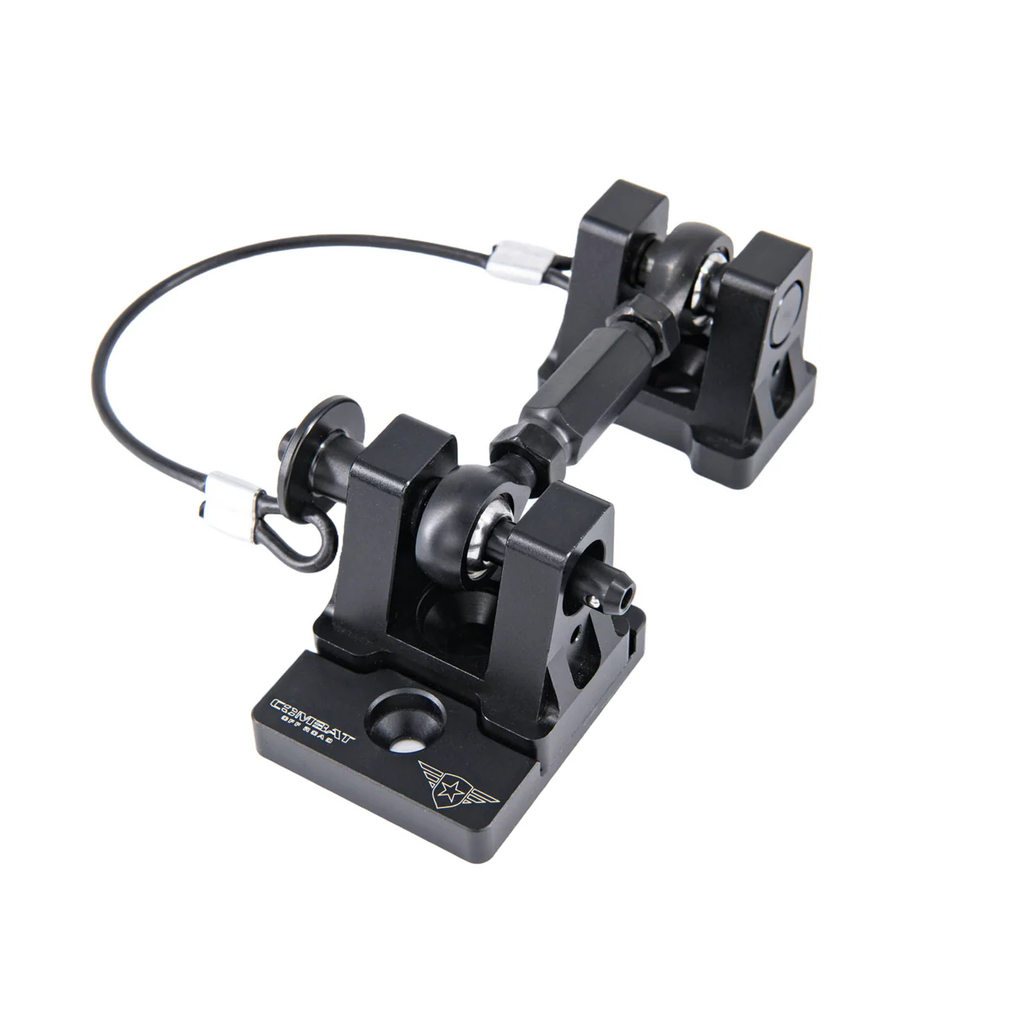 JK/JL/JT Billet Aluminum Hood Latch Set - Black Out Series