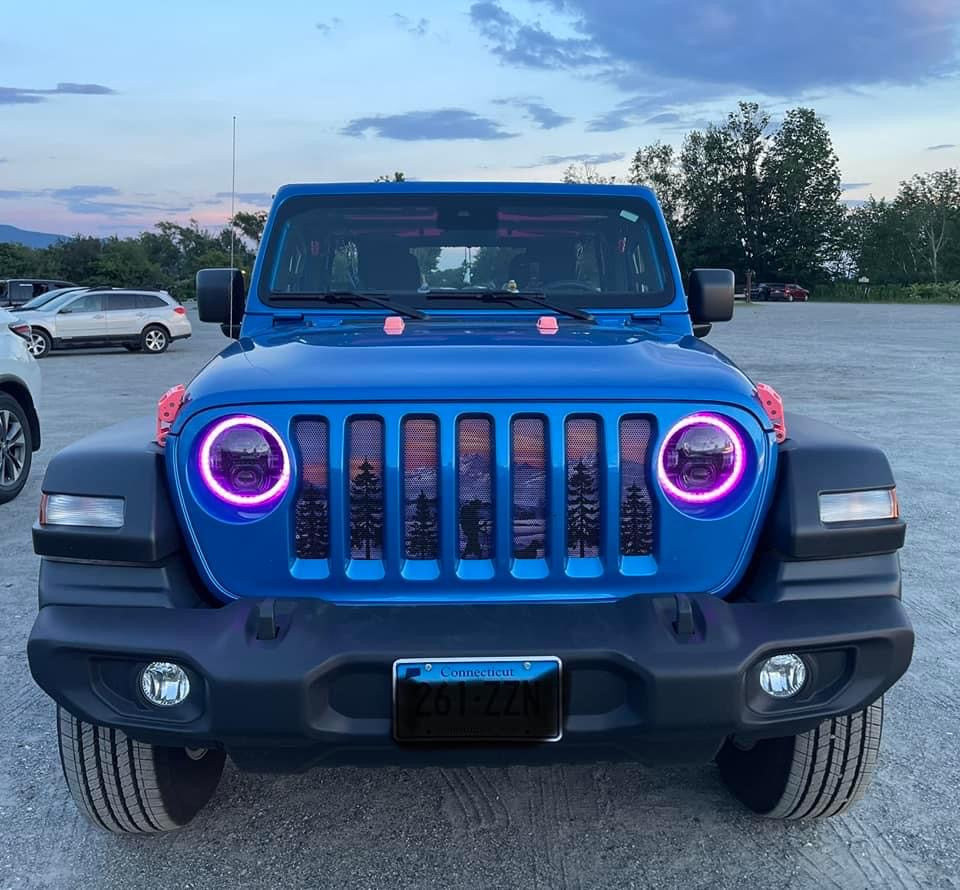 Hiker Purple Mountain Grille Insert