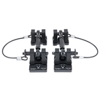 JK/JL/JT Billet Aluminum Hood Latch Set - Black Out Series