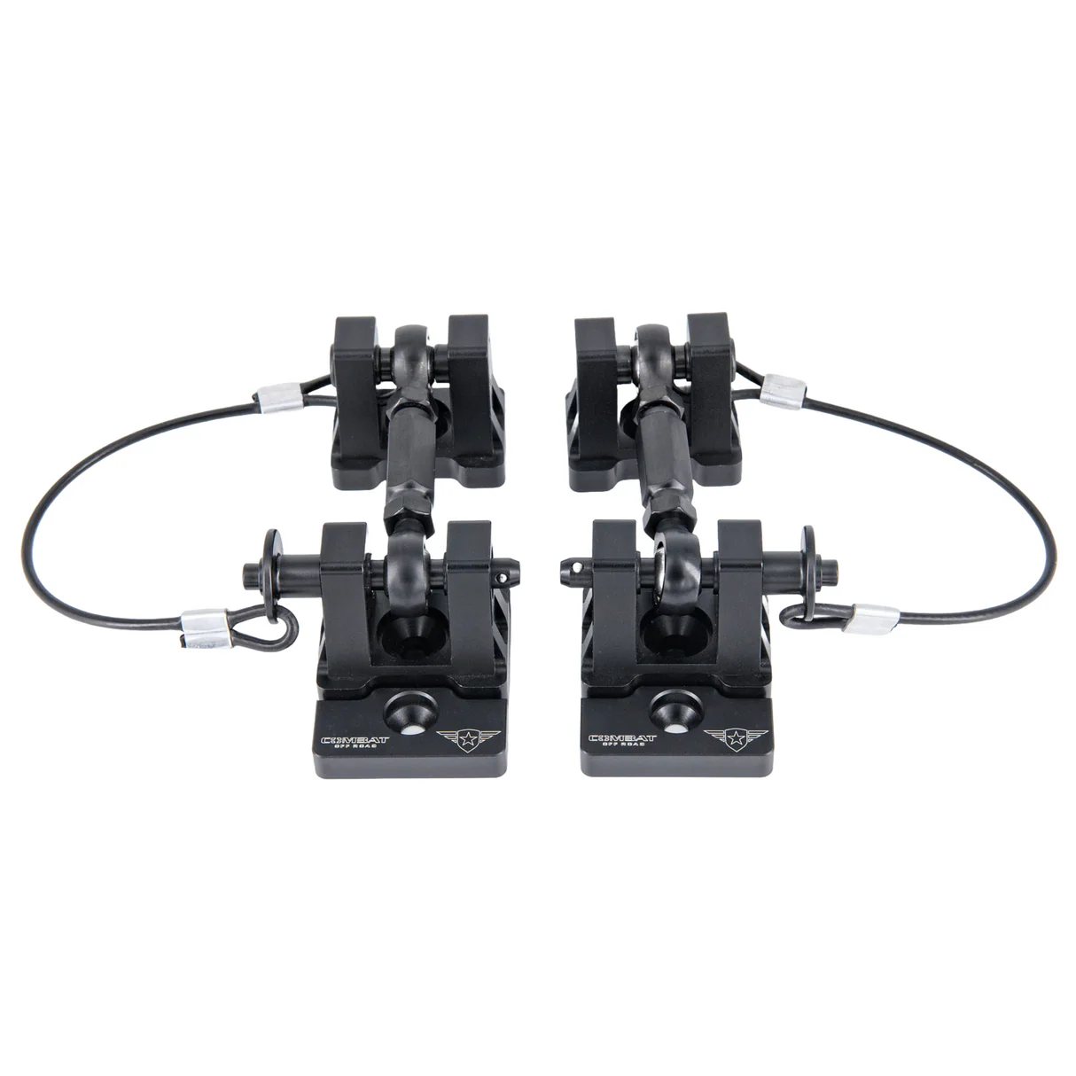 JK/JL/JT Billet Aluminum Hood Latch Set - Black Out Series