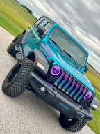 Teal Ombre Grille Insert