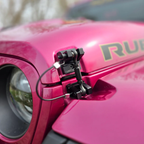 JK/JL/JT Billet Aluminum Hood Latch Set - Black Out Series