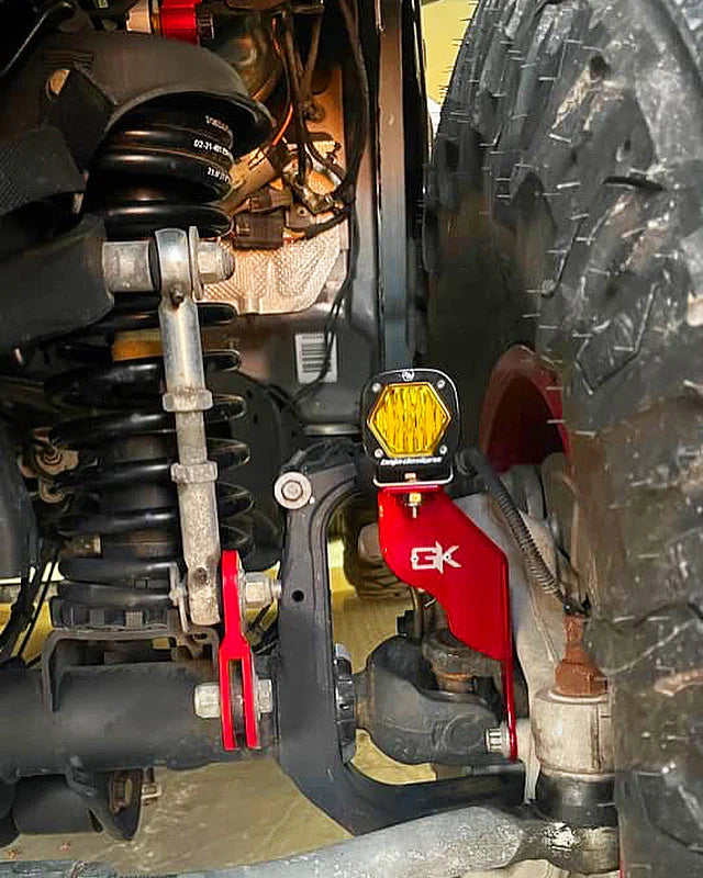 Example productJeep JL / JT Steerable Knuckle Pod Light Mounts (2018+ Gladiator/Wrangler)