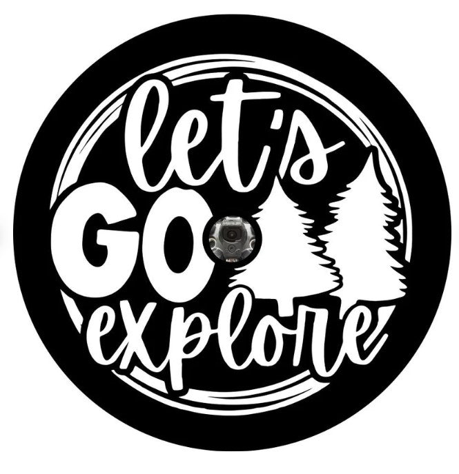 Let's Go Explore Spare Tire Cover