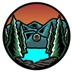 Lost In The Woods At Sunset Spare Tire Cover
