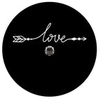 Love Arrow Spare Tire Cover