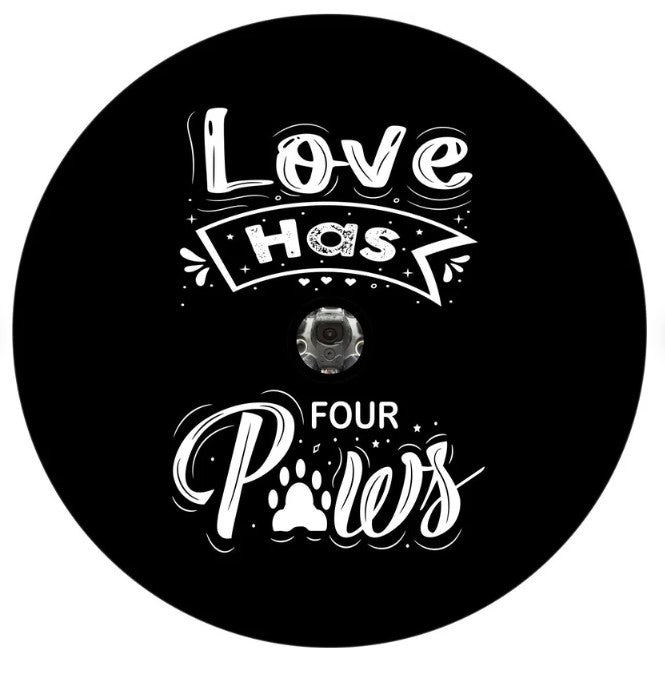 Love Has Four Paws Spare Tire Cover