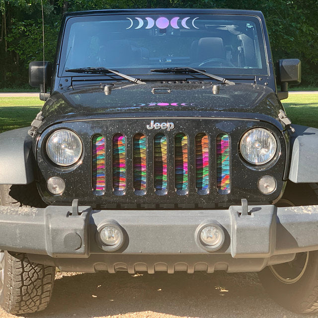 Mermaid Scales Rainbow Grille Insert