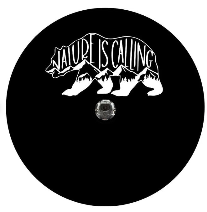 Nature Is Calling Bear Spare Tire Cover