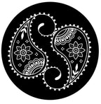 Paisley Bandana Flower Mandala Spare Tire Cover