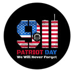 Patriot Day 911 Never Forget Spare Tire Cover