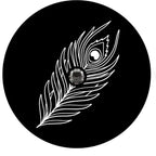 Peacock Feather Spare Tire Cover