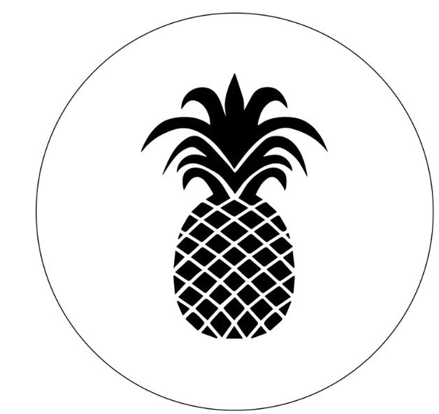 Pineapple White (Any Color) Spare Tire Cover