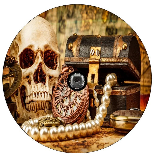 Pirates Treasure Chest Spare Tire Cover