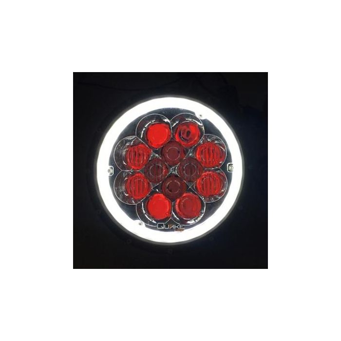 Jeep JK/CJ/TJ 7 Inch Spider Eye Headlights w/White DRL Halo and RGB Accent Backlighting