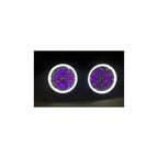 Jeep JK/CJ/TJ 7 Inch Spider Eye Headlights w/White DRL Halo and RGB Accent Backlighting