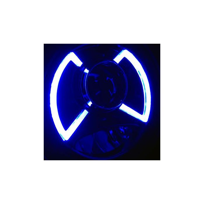 Jeep Wrangler JL/Gladiator JT Headlights w/ White X-Wing DRL