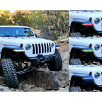Jeep Wrangler JL/Gladiator JT Slim DRL Sahara/Overland Fender Chop Kit with RGB