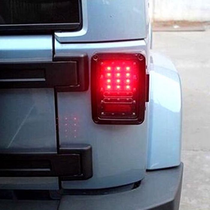 Jeep JK 6x8 Inch 25 Watt Blackout I Tail Light